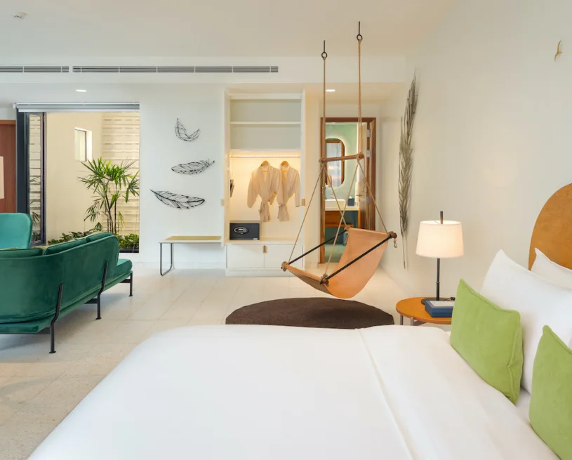 Sambok Deluxe Plus room at The Aviary Hotel