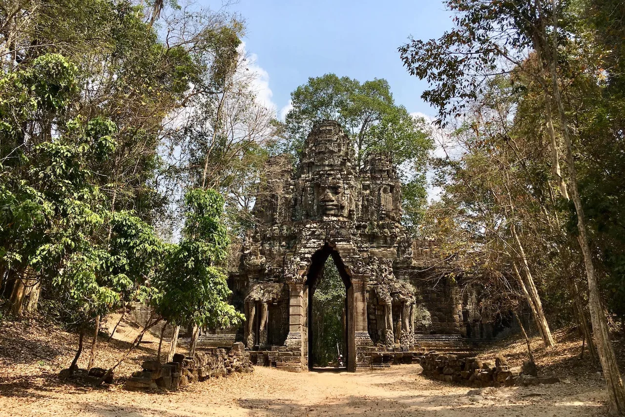 Ancient stone temples at Angkor